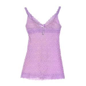 Victoria’s Secret Sexy Little Things Lilac Sheer Lace Slip on Bodycon Mini Dress